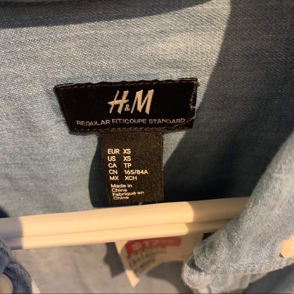 H&M Jean shirt - Picture 2 of 2